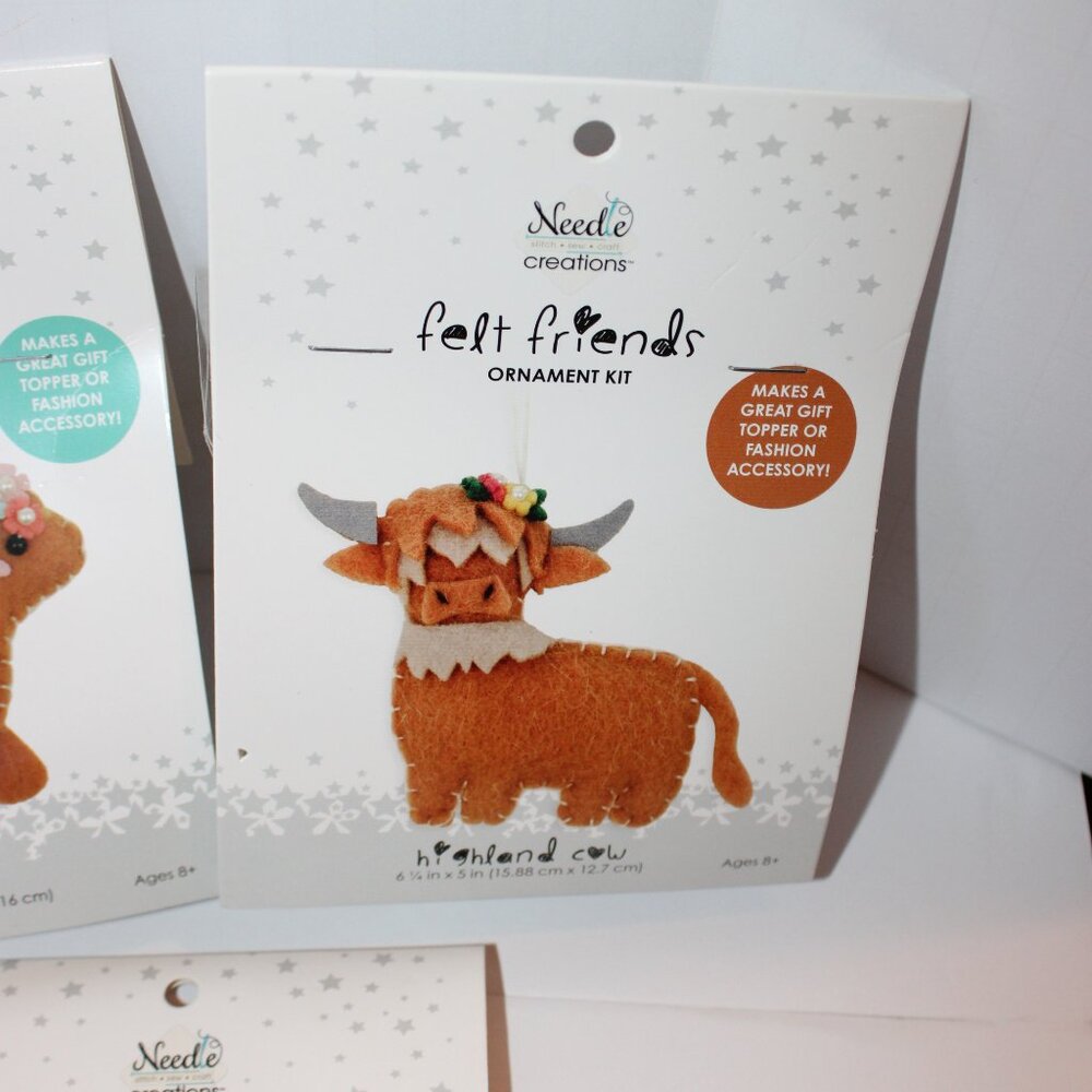 Felt Friends Ornament Kit Set of 5 - Picture 4 of 6